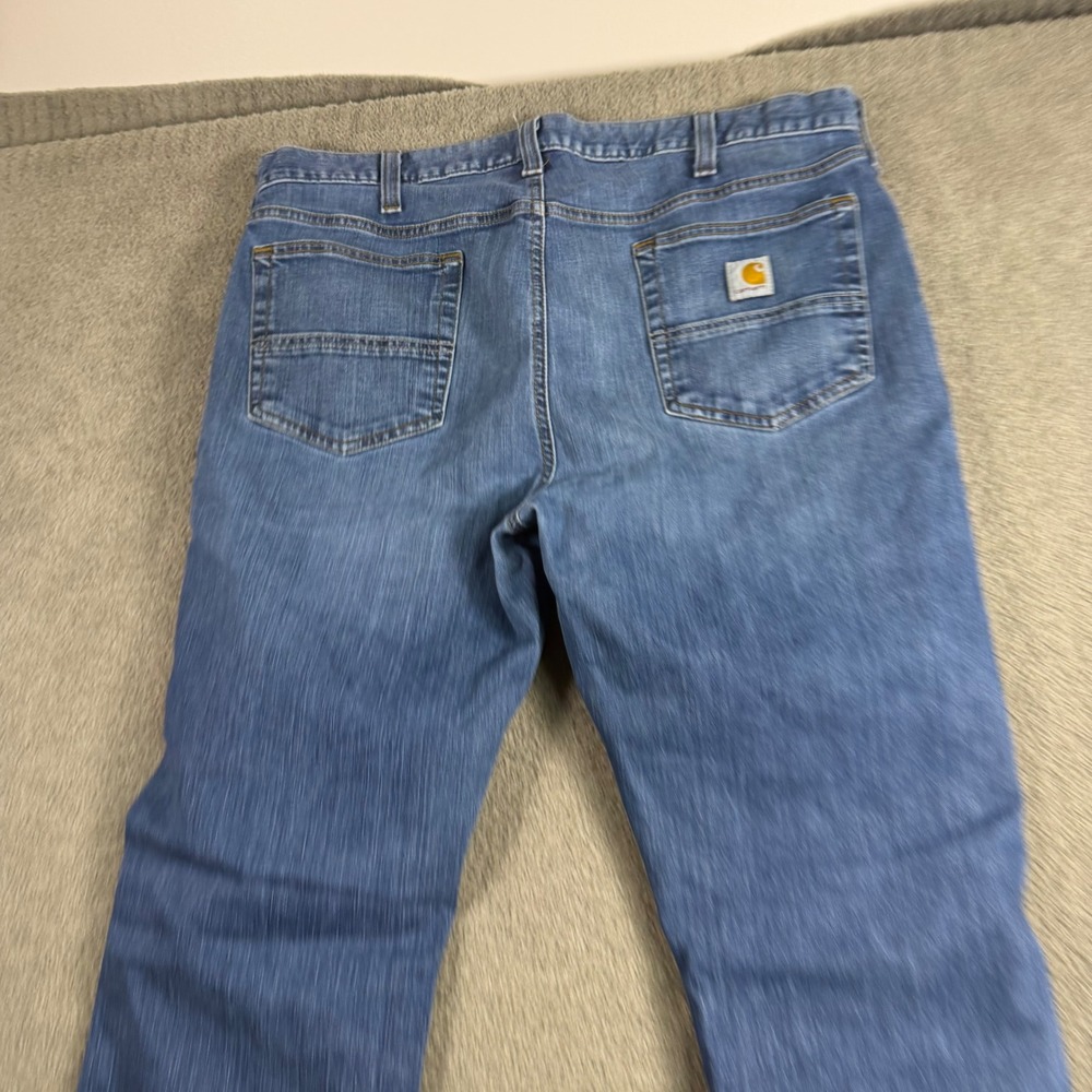 Carhartt Relaxed Fit Straight Leg Blue Denim Jeans Mens 38x30 Medium Wash